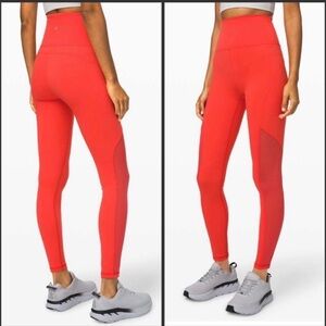 Lululemon EXC Mastered Motion HR Tight 28" Long size 12 pockets mesh